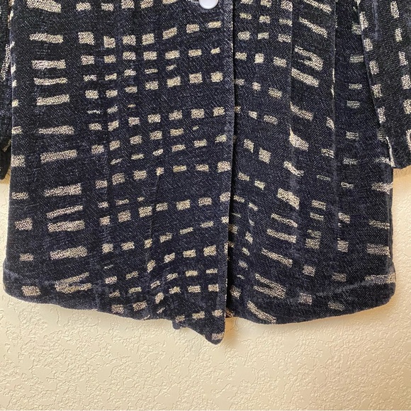 Maude Andrade black chenille long jacket - Picture 9 of 11